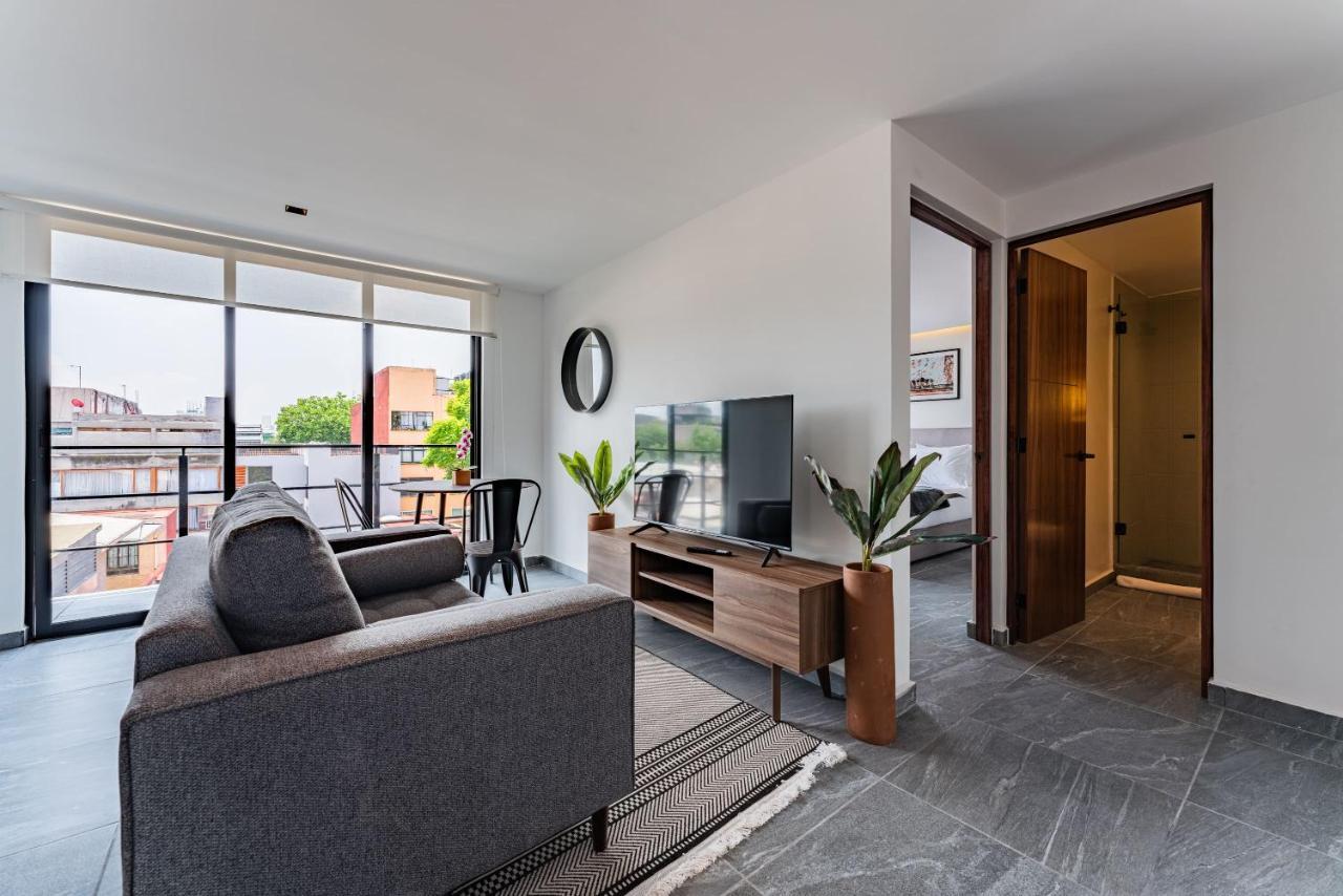 Santa Ma La Ribera Apartments By Vh Мексико Сити Екстериор снимка